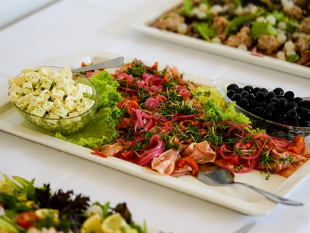 Buffet menu til fest