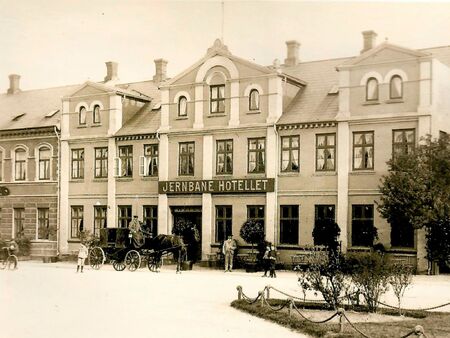 Jernbanehotellet år 1900