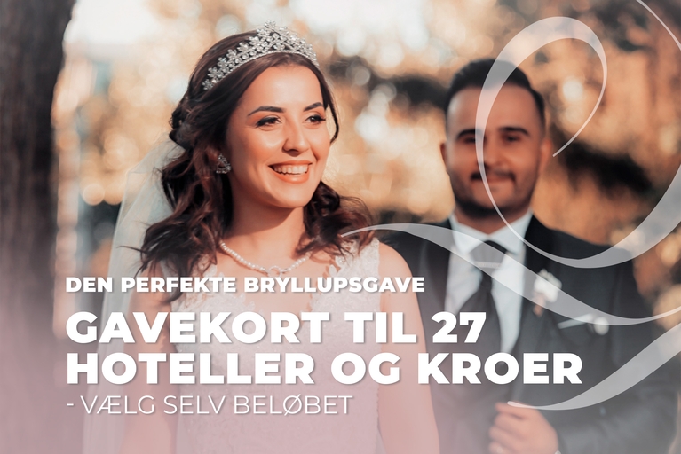 Gavekort til 27 hoteller og kroer i Danmark