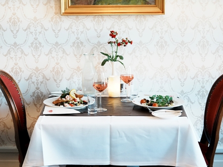 Aftenmenu a la carte på Hotel Postgaarden i Fredericia