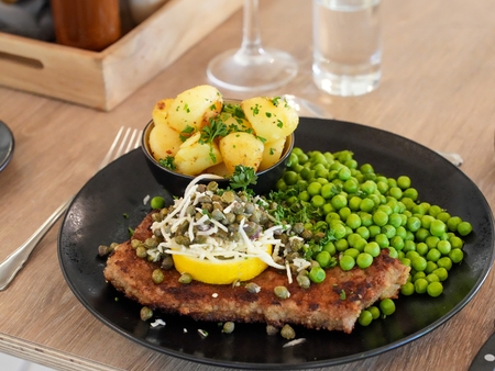 Take away wienerschnitzel